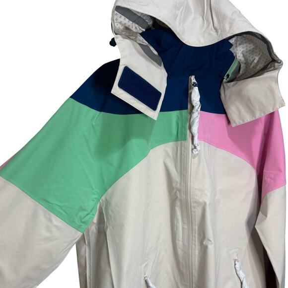 Sweaty Betty Retro Parachute Long Parka - Colorblock Size M - Picture 7 of 10